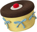 Storage Basket - Woven Cotton - Dustproof Desk Ornaments - 1 Pack