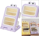 Storage Box - Fun Desk Decorations - Plastic Storage Bucket - Purple - 1 Pack