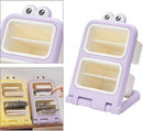 Storage Box - Fun Desk Decorations - Plastic Storage Bucket - Purple - 1 Pack