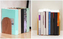 Bookends - Non-slip bookends - Heavy duty wooden bookends - Removable - 2-pack