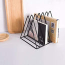 Bookends - Metal Stand - Folder - Black 9-Grid - 1 Pack