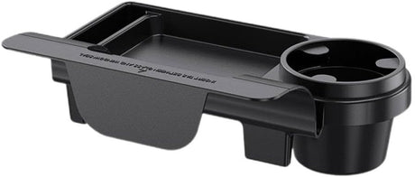 Car Key Box - Door and Window Pocket Accessory Organizer - with Cup Holder - Car Window Organizer - Key and Phone Organizer - Black