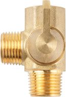 Brass 3-way bypass valve for boiler kits, 1/2" NPT connections