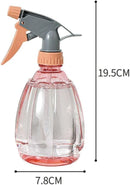 Handy pneumatic nebulizer for irrigation with spray bottle (pink)
