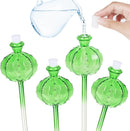Self-watering planter. Watering devices for plants. Watering bulbs for plants. 4 plant watering bulbs. Green, cactus-shaped, self-watering bulbs, medium-sized. Gifts for plant lovers.