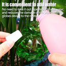 Self-watering planter. Watering devices for plants. Watering bulbs for plants. 4 plant watering bulbs. Green, cactus-shaped, self-watering bulbs, medium-sized. Gifts for plant lovers.