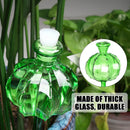 Self-watering planter. Watering devices for plants. Watering bulbs for plants. 4 plant watering bulbs. Green, cactus-shaped, self-watering bulbs, medium-sized. Gifts for plant lovers.