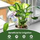 Plant Watering Balls - 2 Pack Self-Watering Planter Inserts, Plant Watering Devices, Glass Watering Balls for Houseplants, Mushroom Watering Balls, Top-Fill Watering Systems