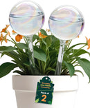 Iridescent self-watering balls, glass rainbow plant watering balls, self-watering planter insert, automatic indoor plant watering, plant watering devices, plant watering balls, watering ball