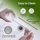 Iridescent self-watering balls, glass rainbow plant watering balls, self-watering planter insert, automatic indoor plant watering, plant watering devices, plant watering balls, watering ball