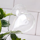 Self-watering plant watering balls, hand-blown glass plant watering balls, watering balls for indoor and outdoor plants, 2 hearts