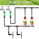 Drip Irrigation Couplings - Pack of 110 Couplings for 1/4" Hoses, Barb Connectors for Drip or Sprinkler Systems