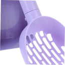 Cat Litter Scoop - Multifunctional - With Foot - Poop Picker - Purple - 1 Pack