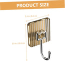 Self-adhesive Nail - nail-free kitchen and bathroom hooks - metal coat rack, wall coat hooks - decorative children's towel rack - self-adhesive wall hooks - four colors