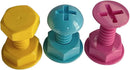 Self-adhesive nail - wall hooks - bag hooks - screw-shaped adhesive hooks - load capacity 3 kg - 3 pieces