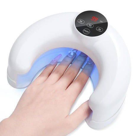 Advanced 45W UV Nail Lamp: UV Light for Gel Nails Smart Sensor Flash Cure Lamp Nail Lamp 20S Fast Curing LCD Display 3 Timers Nail Tech Must Haves LED Lamp for Professional Users