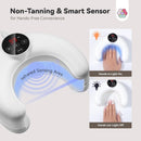 Advanced 45W UV Nail Lamp: UV Light for Gel Nails Smart Sensor Flash Cure Lamp Nail Lamp 20S Fast Curing LCD Display 3 Timers Nail Tech Must Haves LED Lamp for Professional Users