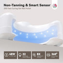 Advanced 45W UV Nail Lamp: UV Light for Gel Nails Smart Sensor Flash Cure Lamp Nail Lamp 20S Fast Curing LCD Display 3 Timers Nail Tech Must Haves LED Lamp for Professional Users