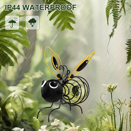 Hanging Bee Sun Garden Light Outdoor Decoration, Outdoor Statues, Figure Lighting Decorations for patio, balcony, garden ornament, housewarming (1 piece)