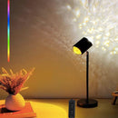 Water Ripple Lamp Sunset Lamp 2-in-1 3D Projector LED Light Sunset Ocean Light Project USB Powered Night Light 360° Rotation Button Control for Bedroom Photography Festive Atmosphere