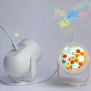 Christmas Projector Lights - LED Snowflake Projector Light with USB Power for Living Room, New Year, Party, Christmas Decoration, Indoor and Outdoor (White)