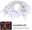 pc. LED Ghost String Light for Halloween Lights, USB Powered, Flashing Modes, Decorative Lighting for Home Parties and Events