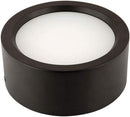 Recessed LED wall downlight with black aluminum lighting accessories and acrylic shade for ceiling lamps, professional, 6W, 4000K warm white light, IP42 waterproof, black, integrated