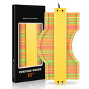 Contour irregular shape ruler contour gauge copy ruler with lock woodworking measurement shape ruler arc ruler, 5 inch