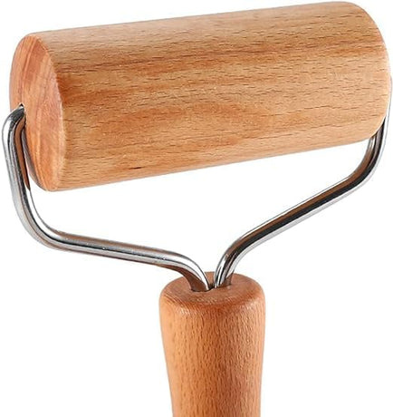 Beech Rolling Pin Double-Sided Wooden Flour Dumpling Wrapper Roller Rolling Pin Hand-Held Baking Tools / 117