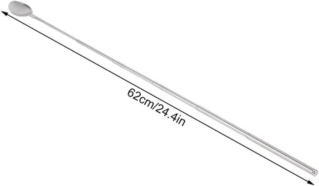 Long spoon, telescopic stainless steel spoon for tableware