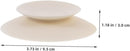 Ciieeo 8 Pieces Suction Cups for Tableware Double-Sided Suction Cups Non-Slip Silicone Suction Cups Mounting Mats for Tableware for Plate, Bowl, Dish, Mug