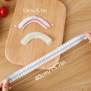100 pieces food covers plastic stretch, food covers reusable food storage bags kitchen supplies for fruit/vegetables/meat/food