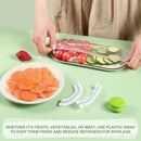 100 pieces food covers plastic stretch, food covers reusable food storage bags kitchen supplies for fruit/vegetables/meat/food
