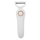 Electric Peeler, Portable USB Rechargeable Fruit and Vegetable Peeler with 3 Cutting Heads, Home Kitchen Tool