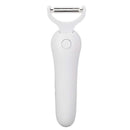 Electric Peeler, Portable USB Rechargeable Fruit and Vegetable Peeler with 3 Cutting Heads, Home Kitchen Tool
