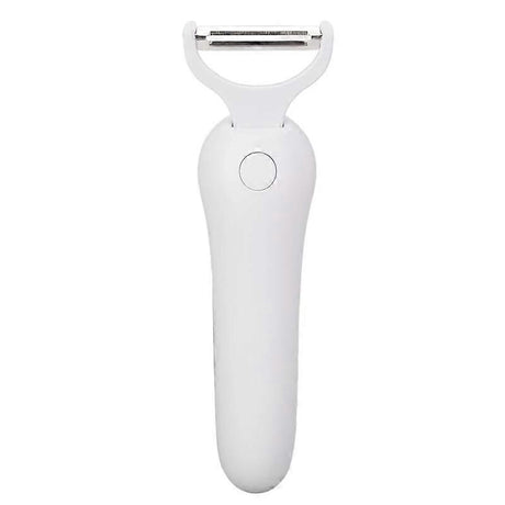 Electric Peeler, Portable USB Rechargeable Fruit and Vegetable Peeler with 3 Cutting Heads, Home Kitchen Tool