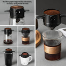 Coffee Filter - Reusable Cone for Drip Coffee - Stainless Steel - Includes Glass Jug