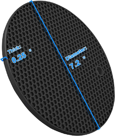 Trivets - Set of 4 - Thick Silicone - Protects Tabletops