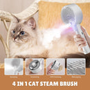 Steam Brush for Animals - Care Against Hair Loss - Suitable for Cats and Dogs - With Cleansing Massage