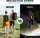 Backpack Cover - Waterproof and Reflective Protection - For Cycling and Hiking - 35 Liters