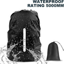 Backpack Cover - Waterproof and Reflective Protection - For Cycling and Hiking - 35 Liters