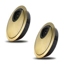 Noble cable grommet 60 mm | Cable grommet cover for desks, worktops, and office chairs | Material: Zinc alloy (bronze)
