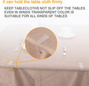 24 Pieces Transparent Tablecloth Clips, Plastic Tablecloth Clips, Windproof Tablecloth Holder Clips, Tablecloth Holder for Christmas, Home, Wedding, Party, Indoor, Outdoor, Camping, Picnic (24 Pieces, Small)
