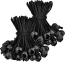 Rubber buckle - 15 cm tarpaulin clip with ball, tent rubber tarpaulin rubber - tent tensioner accessories - rubber ring - retractable ring - tent rubber tensioner, tarpaulin - 100 pieces
