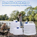 Collapsible Bucket - Collapsible Water Container - Portable & BPA Free Water Tank - Kettle - Bucket - Suitable for Caravan, Camping, Hiking, BBQ, Travel, Outdoor Use - 5L