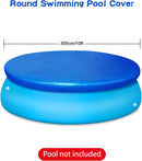 Pool Cover - Round Pool Cover - Round Pool Cover Dust Cover - Suitable for Round Inflatable Pools for Home Use - 10 ft