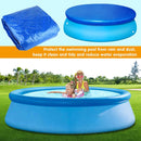 Pool Cover - Round Pool Cover - Round Pool Cover Dust Cover - Suitable for Round Inflatable Pools for Home Use - 10 ft