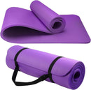 Yoga Mat - Unisex - Non-slip Thick Foam Fitness Exercise Mat - With Portable Strap - Lightweight Home Fitness Equipment - Suitable for Yoga, Pilates, Stretching, Gymnastics Training and Camping