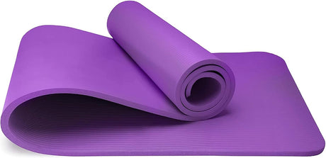Yoga Mat - Unisex - Non-slip Thick Foam Fitness Exercise Mat - With Portable Strap - Lightweight Home Fitness Equipment - Suitable for Yoga, Pilates, Stretching, Gymnastics Training and Camping