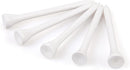 Wooden golf tee - 70 mm - White - 100 pieces